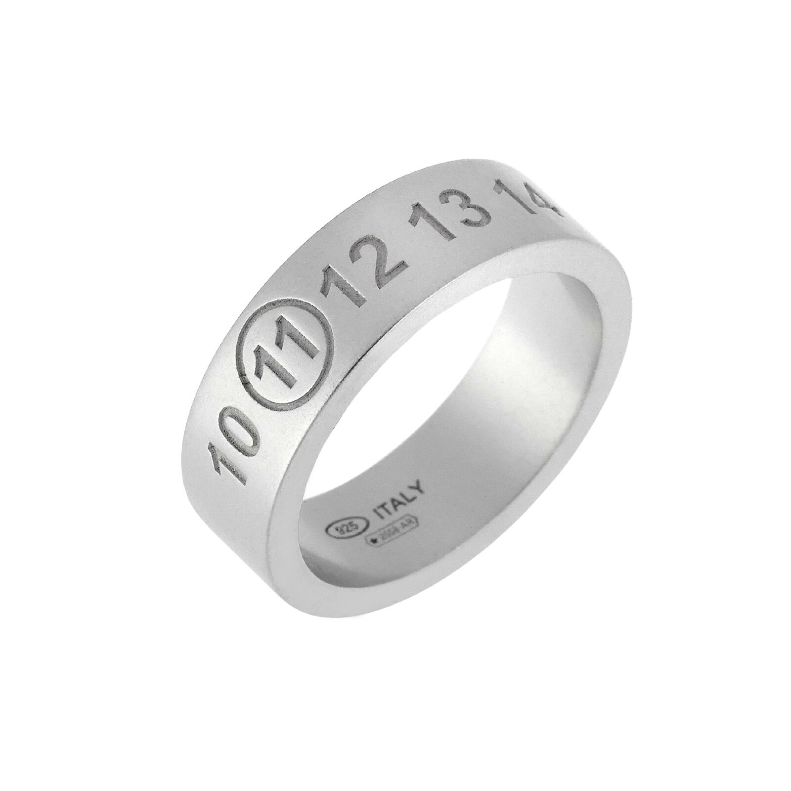 Rakuten - 【送料無料】2026春夏新作 Maison Margiela メゾンマルジェラ 指輪 ナンバリング リング SM1UQ0120 P8863 101 メンズ レディース ユニセックス アクセサリー ジュエリー シルバー925 ロゴ 刻印【プレゼント】