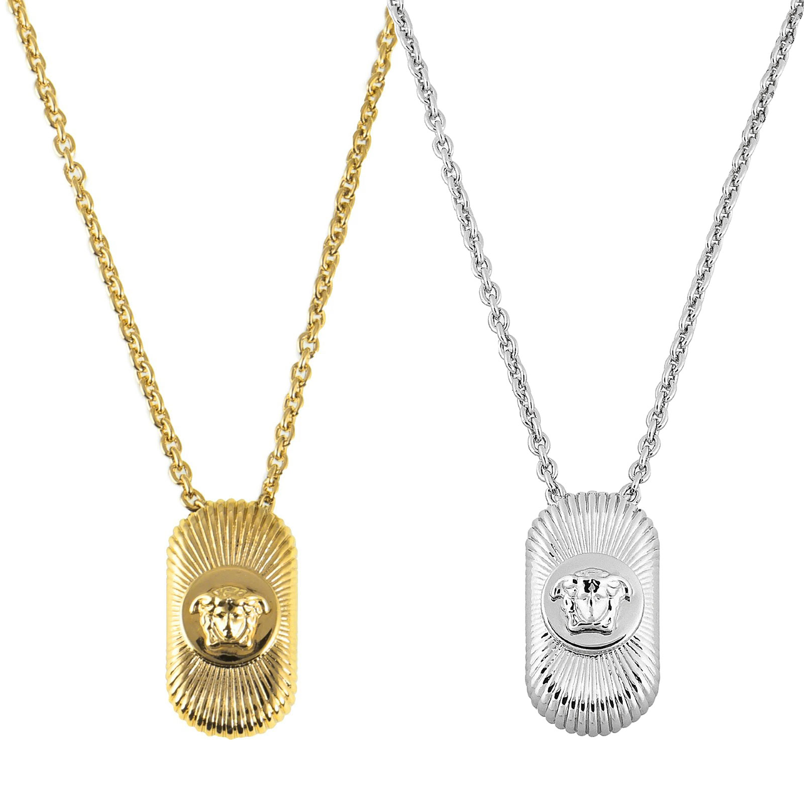 Rakuten - 【送料無料】2026春夏新作 VERSACE ヴェルサーチェ メドゥーサ ビギー ネックレス メンズ レディース 1022782 1A00620 3J000/ゴールド 3J030/シルバー ヴェルサーチ ベルサーチ ペンダント アクセサリー ジュエリー【ブランド】
