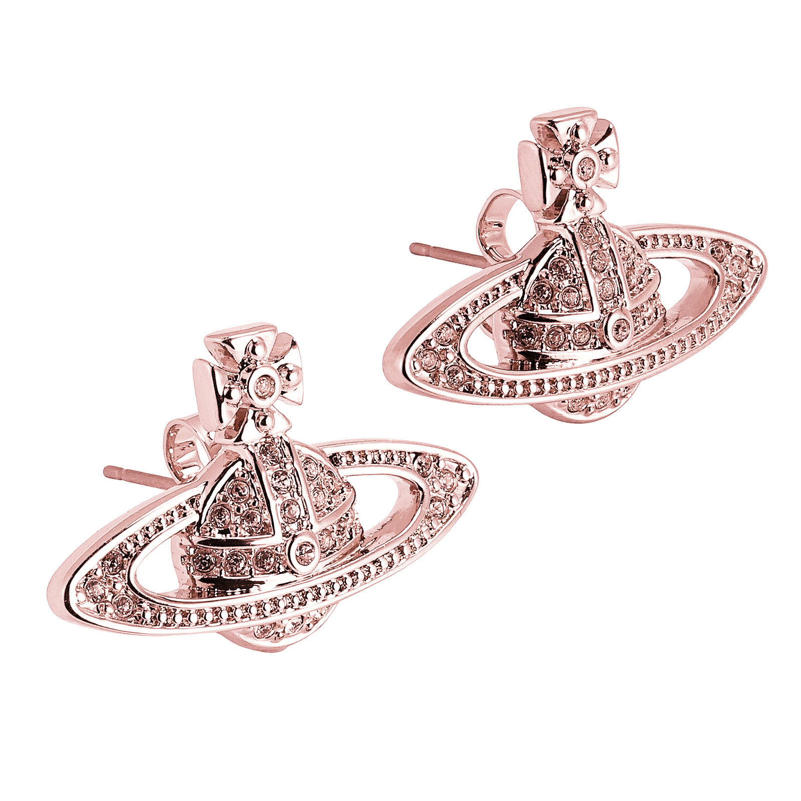 museoの【送料無料】 Vivienne Westwood ヴィヴィアン ウエストウッド ピアス MINI BAS RELIEF EARRINGS 62020033-02G120 62020033-G120 724535B-3 ピンクゴールド ローズゴールド ヴィヴィアン・ウエストウッド アクセサリー ビビアン【ブランド】【プレゼント】【セール】｜アングル2