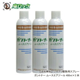 シロアリ駆除用スプレー ガントナー ムースエアゾール400ml×3本【送料無料】