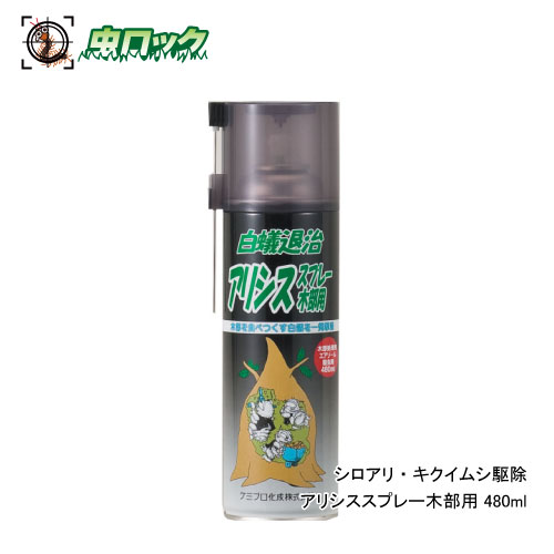 シロアリ キクイムシ駆除 アリシススプレー木部用 480ml