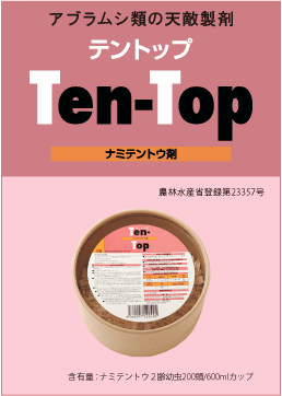 天敵製剤テントップ(2齢限定　200頭入り）（ナミテントウ剤）