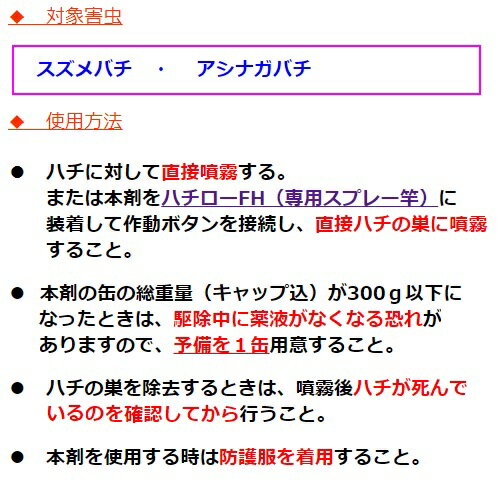 ハチダウン730ml使用方法