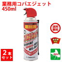 2本セット ハエ駆除 業務用 コバエジェット 450ml アース製薬 殺虫剤 コバエ ショウジョウバエ ノミバエ 蠅 蝿 ハエとり ハエ コバエ 取り 退治 対策 4月 5のつく日 お買い物マラソン 送料無料 送料込み あす楽対応 ポイント 2倍 消化 虫ナイ