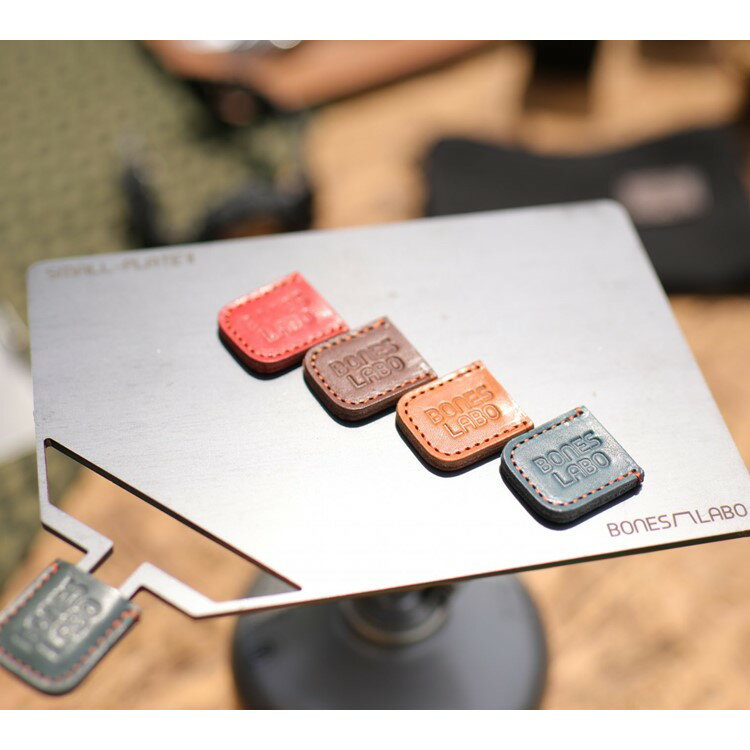 【あす楽対応】キャンプ ミニ鉄板 BONES-LABO ボーンズラボ SMALL-PLATEII スモールプレート2 グリルプレート 黒皮鉄 ソロキャンプ B6 サイズ 栃木レザー