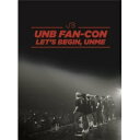 2018 UNB FAN CON LET'S BEGIN, UNME 2DVD + CD 韓国盤 UNB ファンコン DVD UNBがファンと共に過ごした「LET'S BEGIN, UNME」が待望のDVD化。本作は、2018年7月ソウルで4時間にわたり行われたUNB FAN-CON「LET'S BEGIN, UNME」のステージの模様を収録。UNBの熱いパフォーマンス・ステージはもちろんコンサートのビハインド映像、未公開収録曲も収められファンには貴重な一枚となっている。さらに、付属のCDには2曲の楽曲を収録- 80Pフォトブック- フォトカード(18種のうちランダム2種)- ブックマーク(9種のうちランダム1種)- ポストカード(2種のうちランダム1種)- 24Pミニ・フィルムブック- スクエア・フォトカード1種DVD Disk 11.VCR 1. UNB FAN-CON NOTICE2.VCR 2. OPENING3.感覚4.引っ張って5.MENT6.UNB 真実又はウソ、ランダムダンス、ミッション0077.Ride with me8.Moonlight9.VCR 3. BLACK HEART MAKING FILM + MUSIC VIDEODVD Disk 21.BLACK HEART2.Dancing With The Devil3.VCR 4. UNB リアリティ オナド(OND) ビハインド4.雨降った後5.信じて6.VCR 5. UNB HISTORY7.Only One8.MENT9.ENCORE10.FAN-CON MAKINGCD1.ふと (CD Only)2.おかしい (CD Only) 2