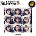 EXO - Sing For You : Winter Special Album Chinese Version CD 韓国盤 公式 アルバム 中国語版