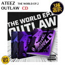 ATEEZが韓国9枚目のミニアルバム『THE WORLD EP.2 : OUTLAW』でカムバック ・カバー (バージョン別3種) ・チームブック（112P） ・DISK+封筒 (バージョン別3種) ・チームラベル(バージョン別3種/2枚1SET) ・チームマーク（1種） ・EMERGENCY KIT (バージョン別3種) ・フォトカード(バージョン別8種中ランダム1種/16種中ランダム1種) ・パートナーカード(8種中ランダム1種) ・アクションカード(8種中ランダム1種) 1.This World 2.Dune 3.BOUNCY (K-HOT CHILLI PEPPERS) 4.DJANGO 5.Wake Up 6.Outlaw