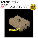 TAEMIN テミン 4集 Guilty Archive Box Ver 韓国盤 CD ミニアルバム 韓国チャート反映