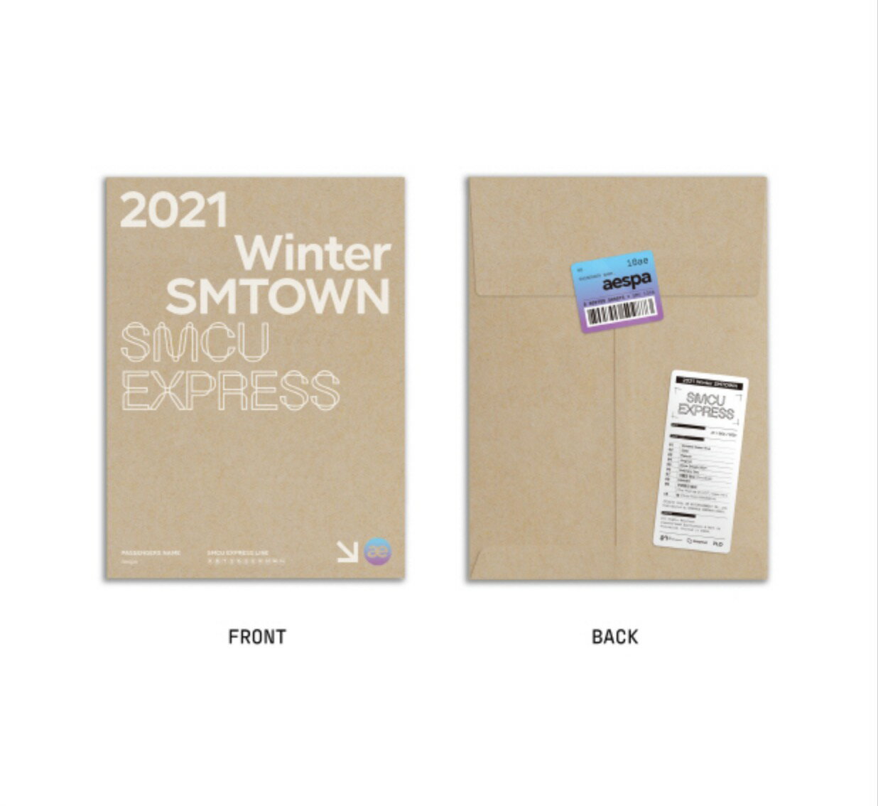 Aespa - 2021 Winter SMTOWN : SMCU EXPRESS Aespa Ver CD 韓国盤 公式 アルバム エスパ