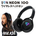 ワイヤレス Bluetooth ヘッドホン SVN Sound by Steve Aoki NEON 100 あす楽 ギフト 誕生日プレゼント スティーブアオキ ブルートゥース MUSIC FLIGHT