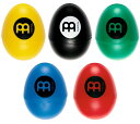 MEINLのプラスチックエッグシェイカーは、その滑らかで透き通ったクリアなサウンドが人気です。 あらゆる音楽シーンで活躍します。 マイネル es-y es-bk es-green es-b es-r yellow black blue red 黄色 イエロー 黒 ブラック 青 ブルー レッド 赤 たまご 卵