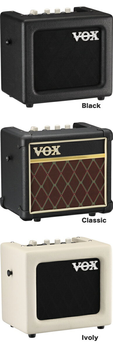 VOX MINI3-G2 ギターアンプ ブラック MINI3-G2-BK