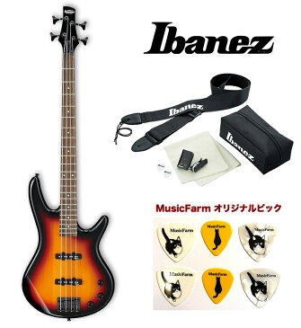 Ibanez GSR-320 TFB (Tri Fade Burst) アイバニーズ エレキベース アクセサリーキット＋オリジナルピックセット