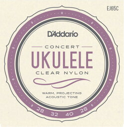 D'Addario EJ65C Concert ダダリオ コンサートウクレレ弦 3セット