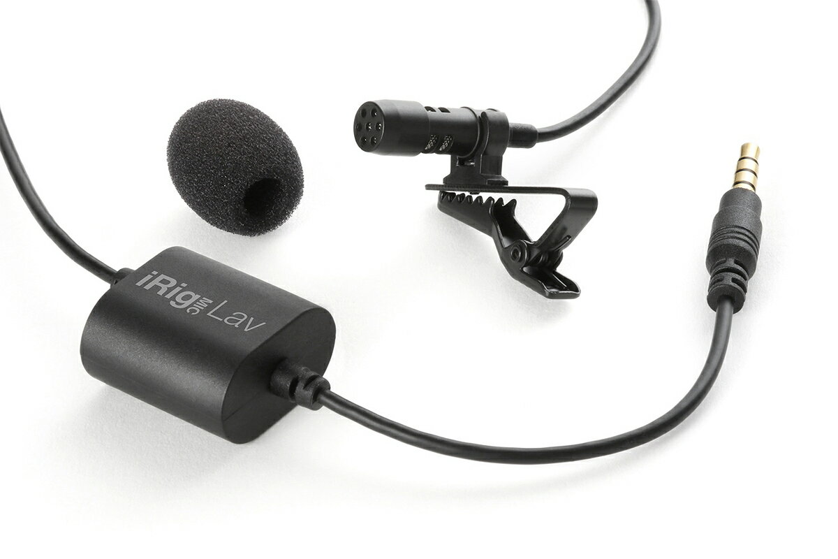 IK Multimedia iRig Mic Lav Black アイリグ ラベリア・マイク