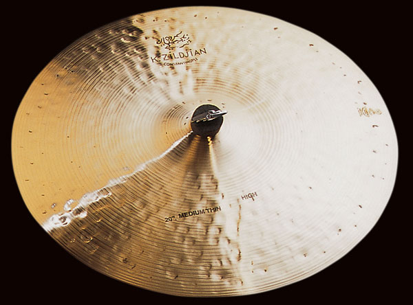 Zildjian K Zildjian CONSTANTINOPLE MEDIUM THIN RIDE, HIGH ：22"