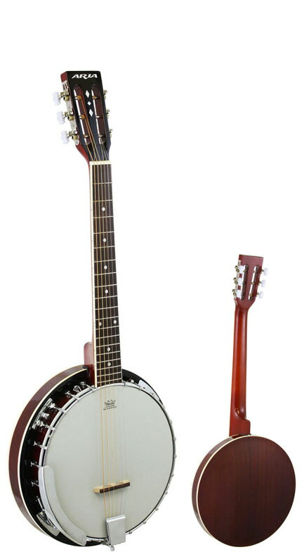 Aria SB-10G Guitar Banjo：MH (Mahogany) アリア バンジョー