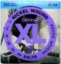 D'Addario EXL-115 Medium Gaugeを 3set ダダリオ エレキギター弦