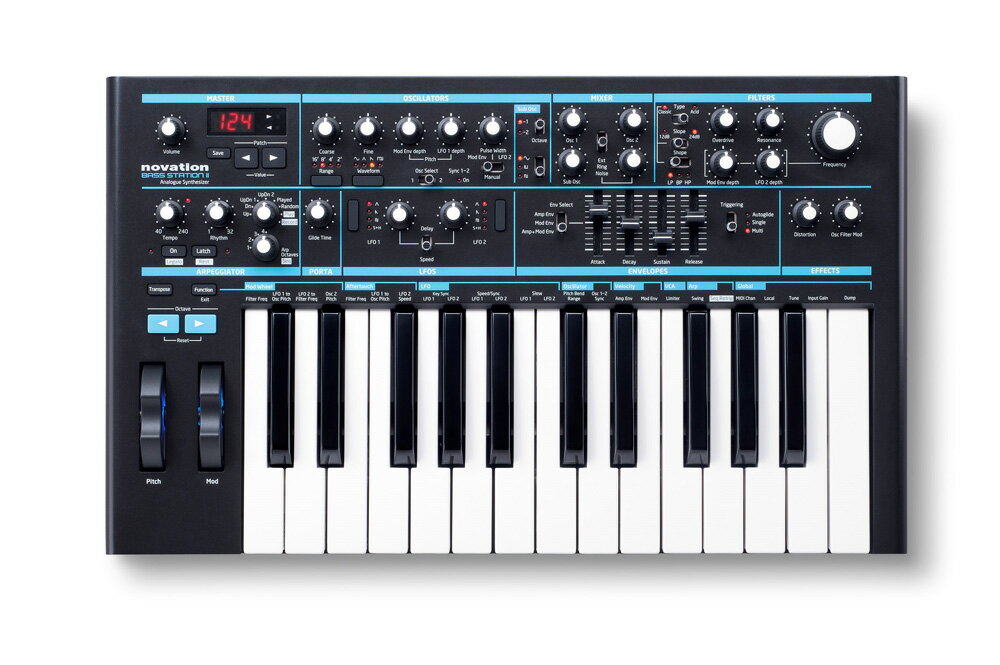 novation BassStation II シンセベース