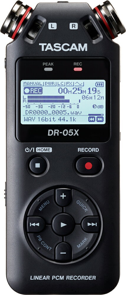 TASCAM DR-05X USBオーディオインターフェース