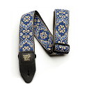 ErnieBall(アーニーボール) TRIBAL BLUE JACQUARD GUITAR STRAP 4165