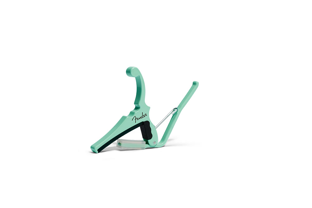 Kyser x Fender "Classic Color" Quick-Change Capo KGEFSGA Surf Green エレクトリックギターカポタスト