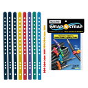 STARTECH 900M Wrap-N-Strap ラバー・ケーブルタイ 9インチ 8本セット