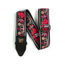 ErnieBall Jacquard Straps P04667 RED BIRD RISING アーニーボール ギターストラップ