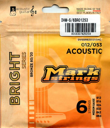 Mark Strings DVM-S/6BR01253 BRONZE 80/20 1å