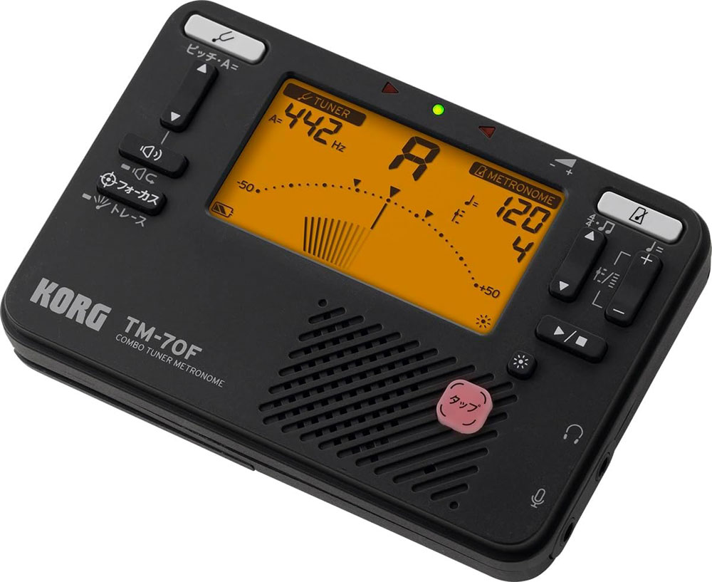 KORG COMBO TUNER METRONOME TM-70F-BK コルグ チューナー＋メトロノーム