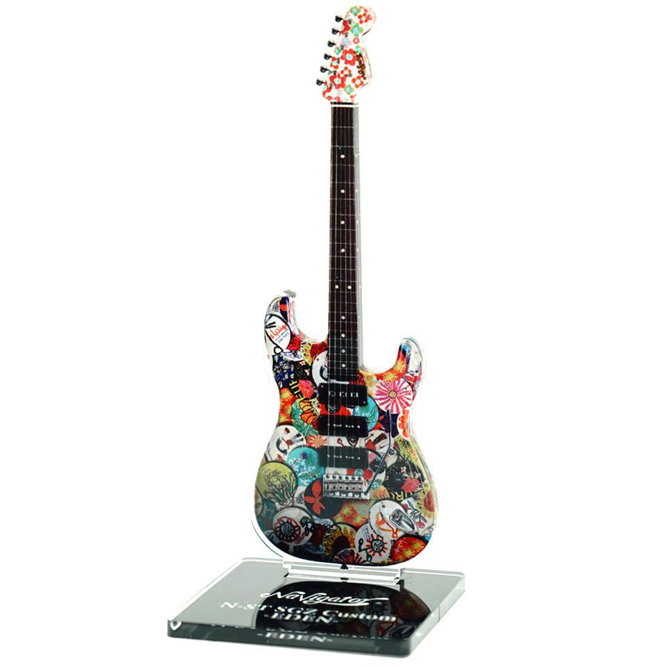 ESP Navigator N-ST SGZ Custom -EDEN- AS-SGZ-01 ESP Acrylic Stand Guitar Collection -SUGIZO Vol.1-