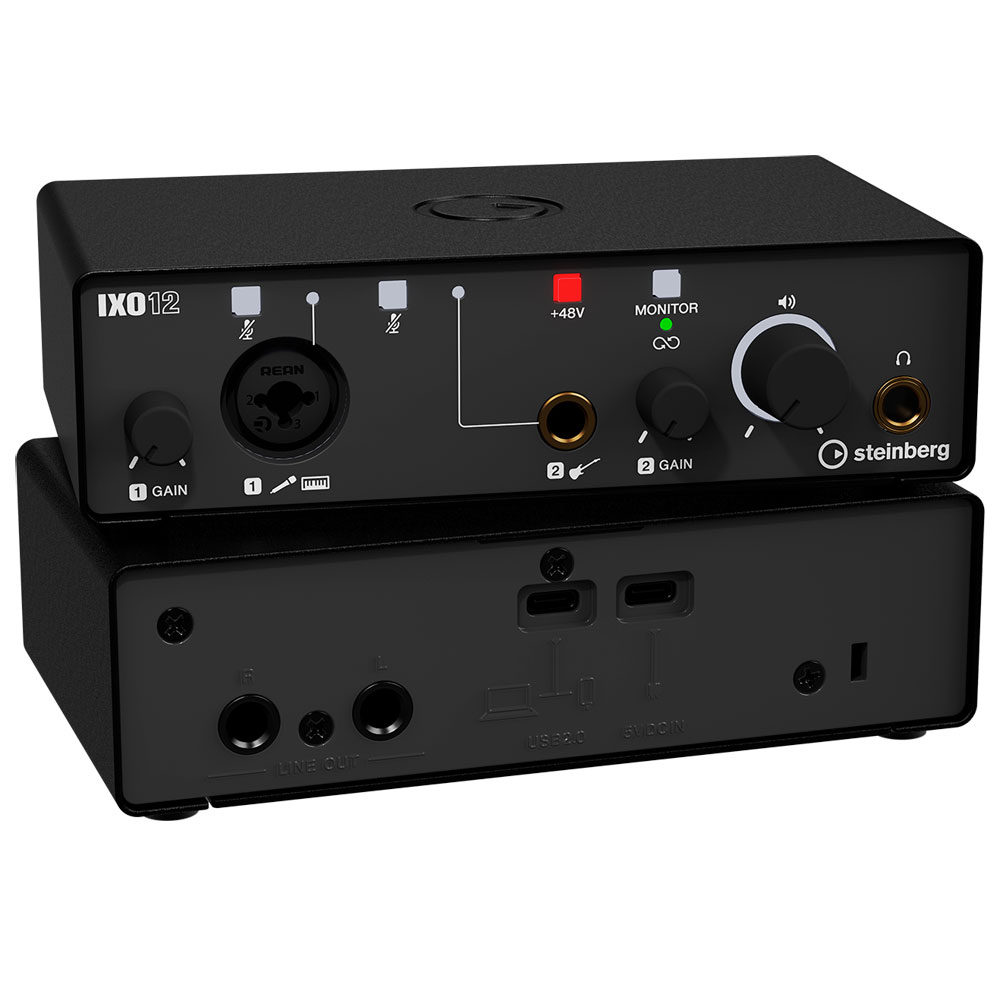 steinberg オーディオインターフェース　IXO12　B　Black　USB Audio Interface