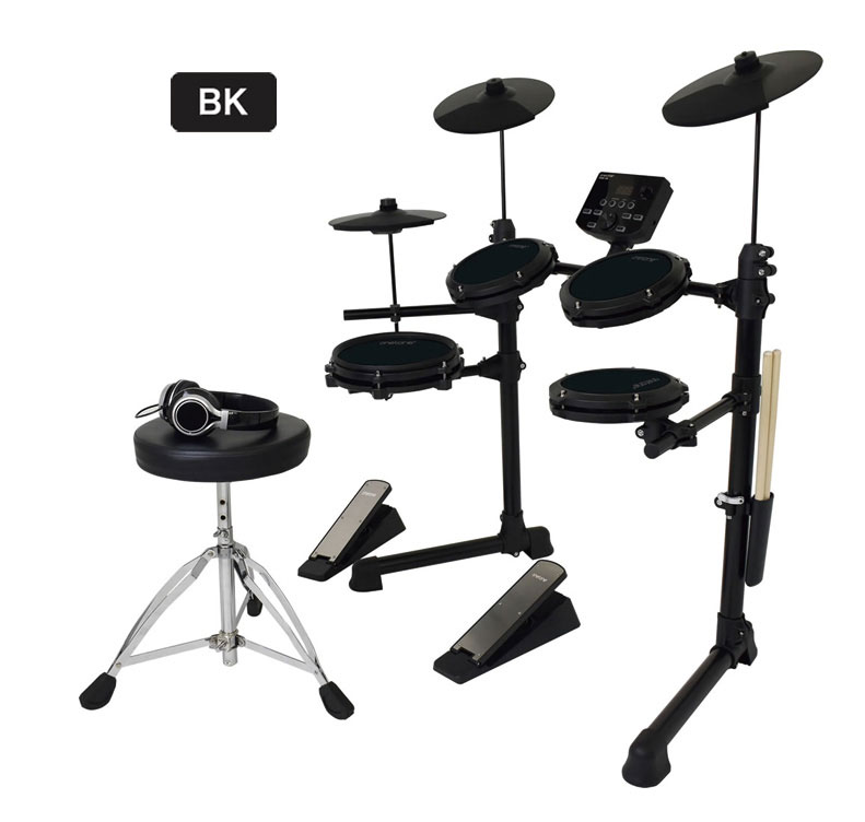 onetone 電子ドラム メッシュヘッド採用ドラムパッド OTDD-100/BK Blackヘッド