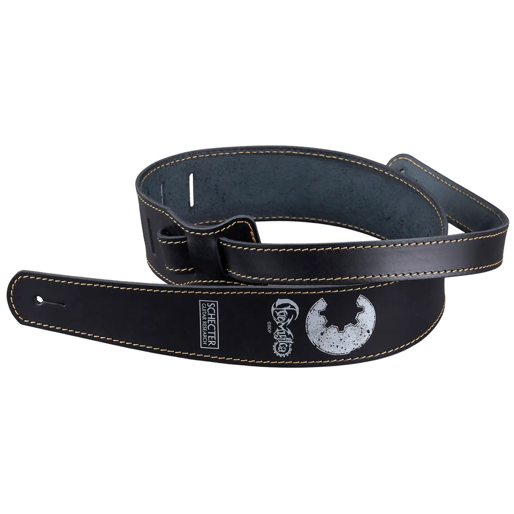 AveMujicaxSchecter ギター・ベース用 「BanG Dream! Ave Mujica」レザーストラップ CW-1600 AM-BK