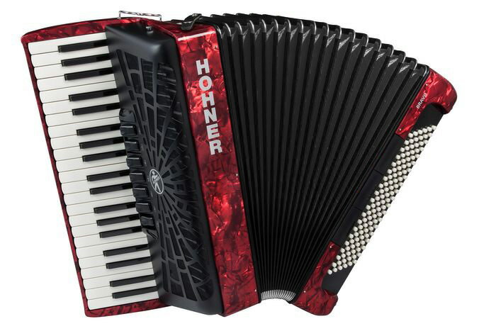 Hohner クロマチック・ピアノキー Bravo III 120 赤