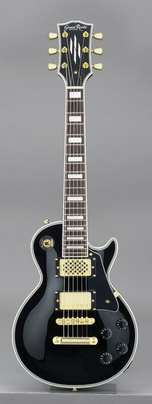 GrassRoots グラスルーツ エレキギター G-LPC-MINI/BK BK Black オリジナル猫ピック6枚サービス