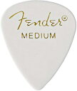 Fender 351 Shape Classic Picks Medium White ピック×12枚