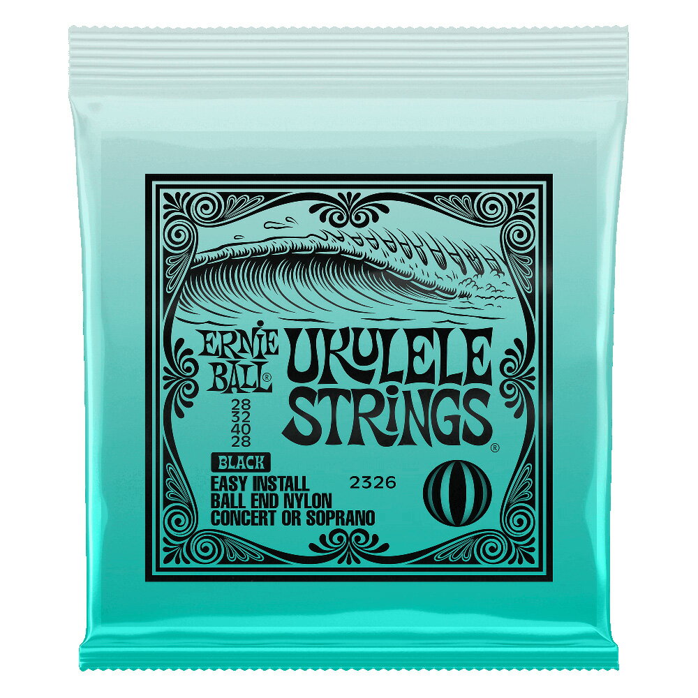 ErnieBall 2326 BALL END NYLON STRINGS BLACK 츹  1set