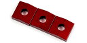 FU-Tone ( エフユートーン ) / Titan Lock Nut Block Set (3) Red
