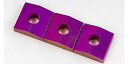 FU-Tone ( エフユートーン ) / Titan Lock Nut Block Set (3) Purple