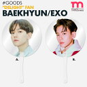 ★激安大特価セール★ネコポス便★【即日発送】【BAEKHYUN 透明うちわ - Delight】公式グッズ エクソ BAEKHYUN ベッキョン Delight...