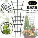 【動画あり】【植物支柱】 2個セット 植物サポート 園芸支柱 花ささえ おしゃれ 蔓 PPプラスチック製 連結 延長 支え 観葉支柱 高さ調整可能 花ささえ 頑...