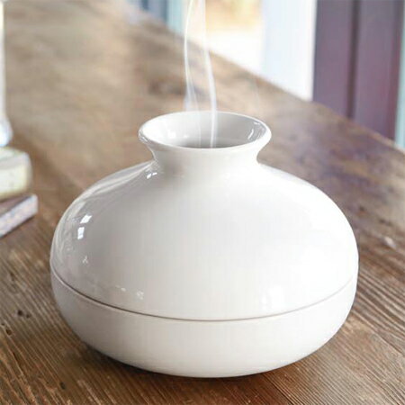 蚊取りポット　蚊取り線香入れ　ホワイト ブルックリンスタイル 西海岸風 北欧