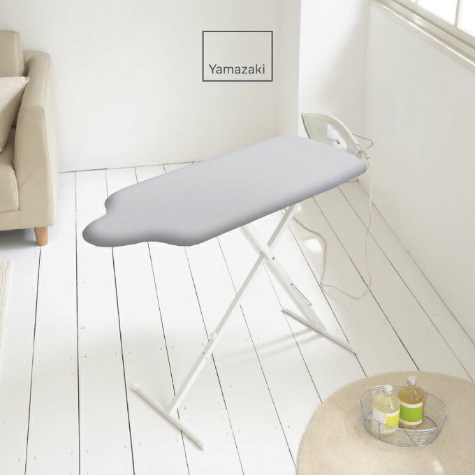 スタンド式人体型アイロン台 プレミアム アルミコート 山崎実業 / Yamazaki アイロン掛け コンパクト スリム 北欧 おしゃれ オシャレ フィット ファ...
