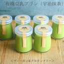 有機豆乳プリン(宇治抹茶6個) 卵不使用 グルテンフリー パーティ お菓子 乳不使用 白砂糖不使用 アレルギー対応 健康 ヘルシー 京都 贈り物 プレゼント 誕生日 ヴィーガン ベジタリアン ギフト プレゼント お中元