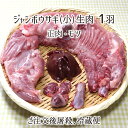 ジャンボウサギ 小 1羽 生肉(正肉 約1.1kg・もつ 約...