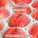 桃 品種おまかせ 秀品 1.8kg 2.7kg 4.5kg 減農薬 無化学肥料 無袋 特別栽培 山形県東根市産 8月初旬〜9月上旬 送料無料