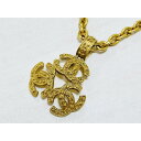 【中古】CHANEL シャネル トリプルココ チェーンネックレス GP ゴールド 94 A刻印 ヴィンテージ 小物 ジュエリー アクセサリー