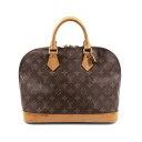 【中古】LOUIS VUITTON ルイヴィトン アルマ PM M51130 ハンドバッグ 手提げ 鞄 モノグラム・キャンバス×レザー ブラウン×ゴールド金具